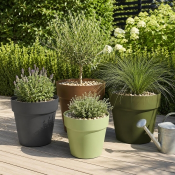 NaturalsContemporary Plastic Planters