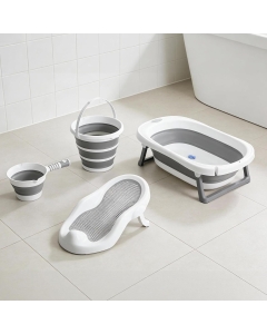 Foldable Baby Bath Tub Set