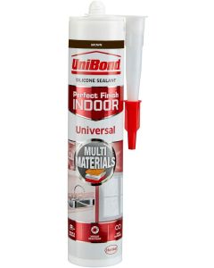 UniBond Perfect Finish Indoor Brown Silicone Sealant