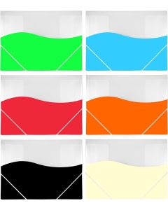 Oxbridge A4 Elasticated Folio Wallet Folders