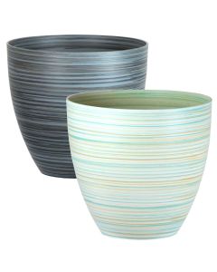 Serenity Rings Plastic Planter