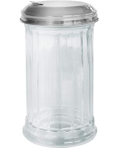 Stylish Glass & Stainless Steel Sugar Dispenser