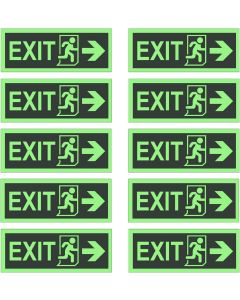 Safety Signs Glow in The Dark Self Adhesive Vinyl