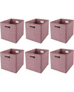 Urban Living Rose Fabric Collapsible Storage Cubes