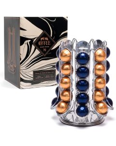 Peak Coffee Capsule Holder for 70 Nespresso Vertuo Vertuoline Pods