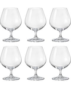 Bohemia Crystal Lara Brandy Cognac Glasses