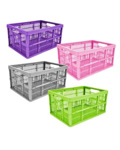32 Litre Plastic Folding Storage Crate