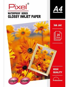 Pixel Professional A4 Photo Paper Gloss Glossy 230gsm
