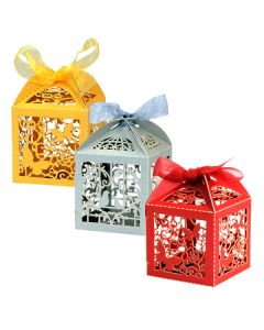 Favour Box Laser Cut Wedding Sweets Candy Gifts