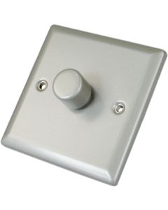 Crabtree Dimmer Switch Single 400W Low Voltage Satin Chrome