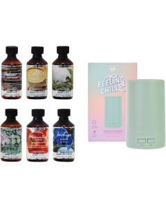 Feeling CHILL Diffuser Plus 6 x 150ml Assorted Oil Scents