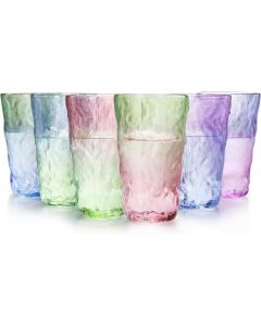 Glacier Hi-Ball Drinking Glasses with Gradient Colours 