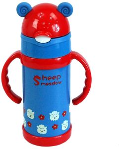Stainless Steel Travel Mug Water Thermos Animal Kids Flask