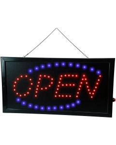LED 'Open' Sign Shop Front Open Sign 240V Illuminating LED