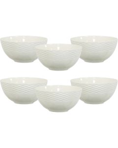 Porcelain White Vintage Bowl Tableware Set