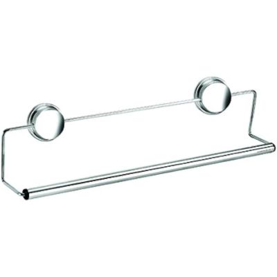 Croydex Chrome Plated Mild Steel Rust Free Stick-n-Lock Plus Towel Rail