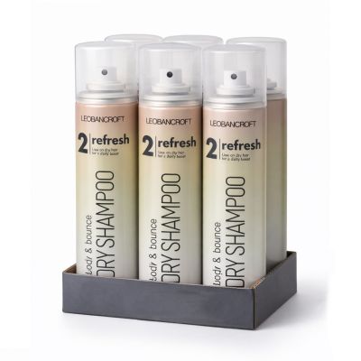 Leo Bancroft Body & Bounce Dry Shampoo Volumising Spray with Moringa Extract Lightweight Daily Hair Boost