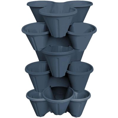 Strawberry Planter Trio Tri-Pot Stacking Pot Eco