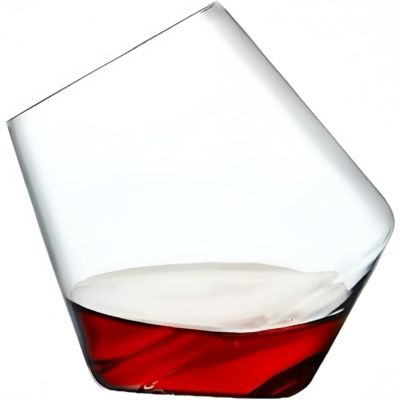Whiskey Cognac Spirits Rocking Unspillable Home Bar Glass
