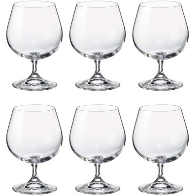 Bohemia Crystal Colibri Cognac Brandy Glasses 400ml