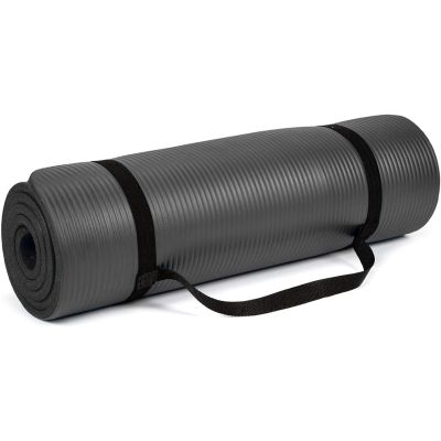 Exercise & Yoga Mat Black Extra Thick