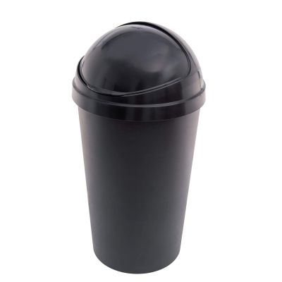 Anthracite Black Kitchen Bullet Bin with Roll Open Lid 