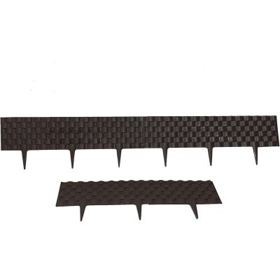 Plastic Rattan Style Decorative Lawn Edging Border