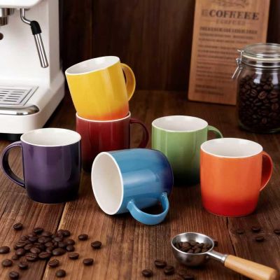 Rainbow Stoneware Mugs 350ml