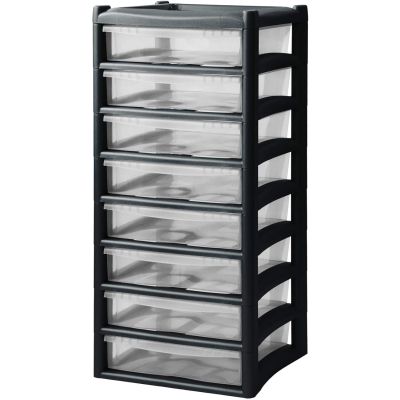 Extra Large 8 Drawer Tower Storage Units