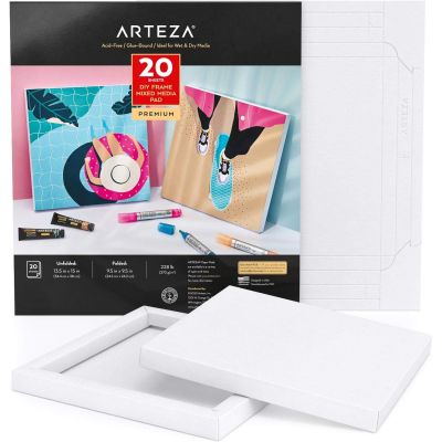 Arteza Mixed Media Paper Foldable Canvas Pad