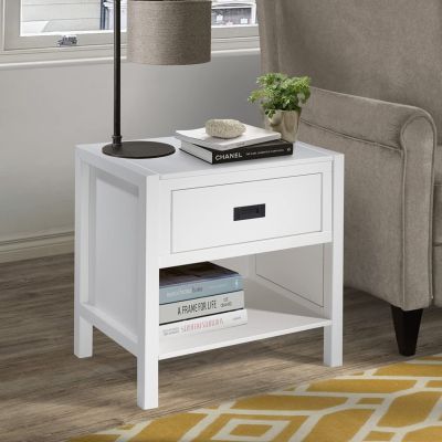 Eden Bridge Designs Traditional Simple Wood Rectangle Side Table