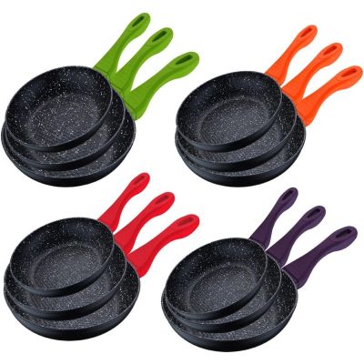 Renberg Chef'S pans forged aluminium with soft-touch handle