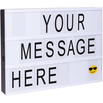 LED A4 Cinematic Plastic Lightbox