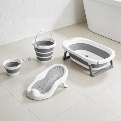 Foldable Baby Bath Tub Set