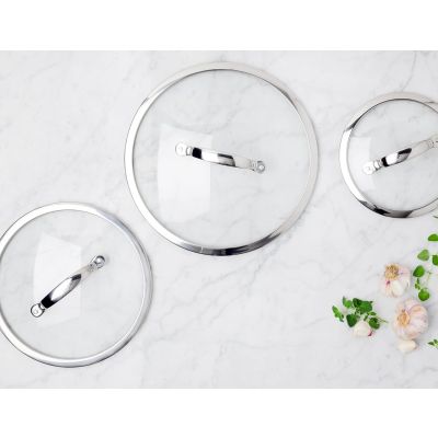 GreenPan Glass Lid with Stainless Steel Handle