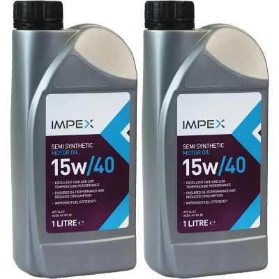 Semi Synthetic Car Motor Gasoline Petrol Engine Oil