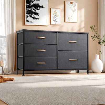 Chest of Drawers Fabric Storage Tower with 5 Drawers