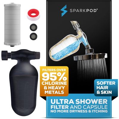 SparkPod Ultra Shower Filter and Cartridge