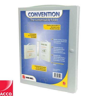 Acco Convention Folder A4 Business Organiser Box Folder