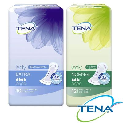 Tena Lady Normal & Extra Pads - Great Value Bulk Buy 6 Packs