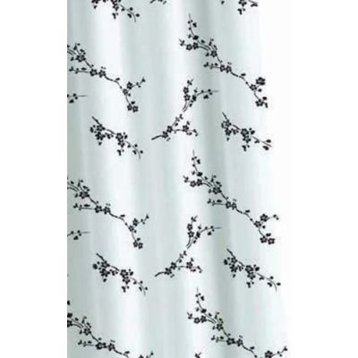 Croydex Blossom Textile Shower Curtain