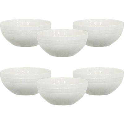 Porcelain White Modern Bowl Tableware Set