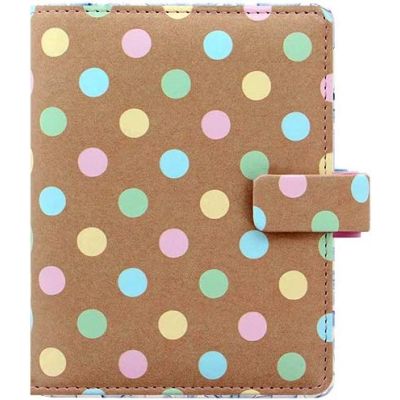 Filofax Patterns Pastel Spots Pocket Organiser