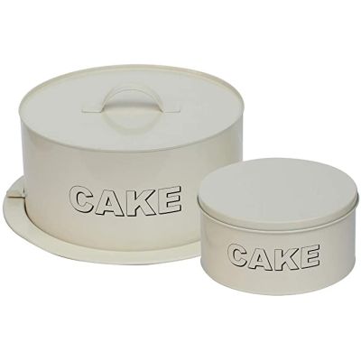  Vintage Styled Metal Retro Multi Piece Cake and Bake ware Storage Sets