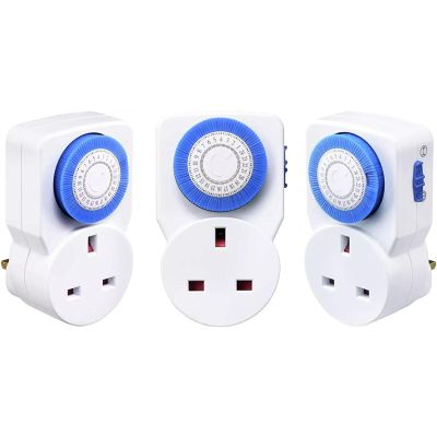 Energy Saving 24 Hour Mechanical Timer Plugs