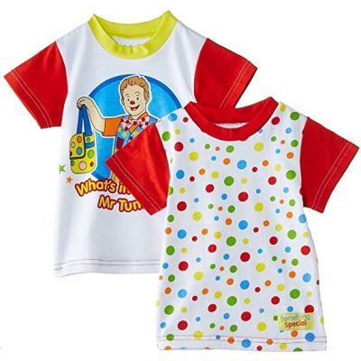 BBC Something Special® Mr Tumble Children Kids Baby Spotty T-Shirt Come and Play