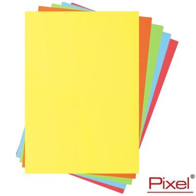 Pixel A4 80gsm Assorted Coloured Bright Paper