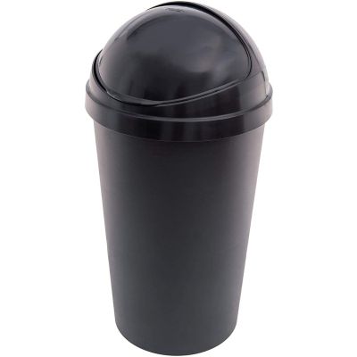 Anthracite Black Kitchen Bullet Bin with Roll Open Lid 