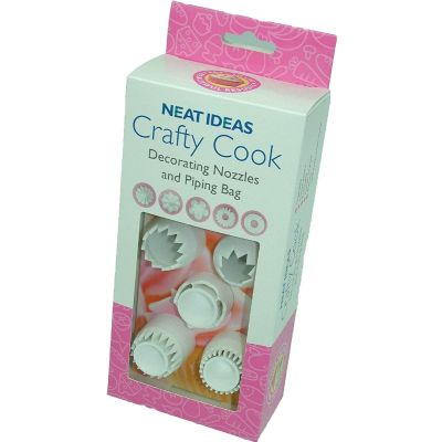 Neat Ideas Crafty Cook Decorating Nozzles and Piping Bag