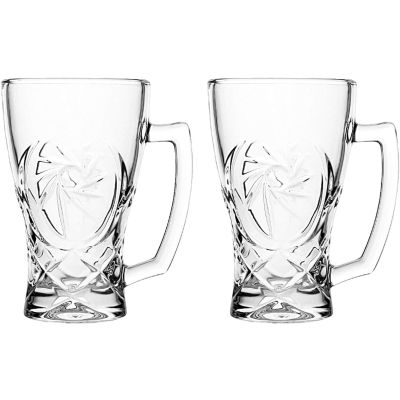 Alpina Crystaline Glass Tea & Coffee Mugs